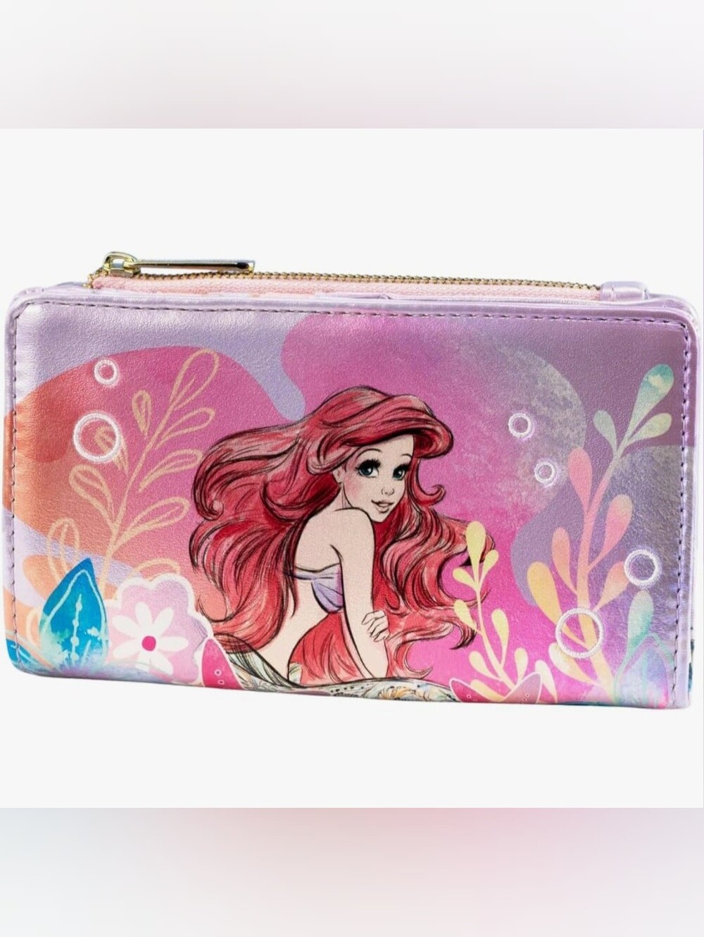 Loungefly x Disney The Little Mermaid Ariel Soft Floral Wallet